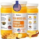 Biolore Wildcraft Sea Moss Gel - Mango Pineapple 16 oz - Flavored Sea Moss Gel με Ουσιώδεις Βιταμίνες & Ανιχνευτές - Vegan Superfood - Made in USA, Gluten-Free, No Added Sugar