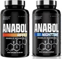 Nutrex έρευνα Anabol Rippped & Nighttime PM Μυϊκός Οικοδόμος και Shredding Combo