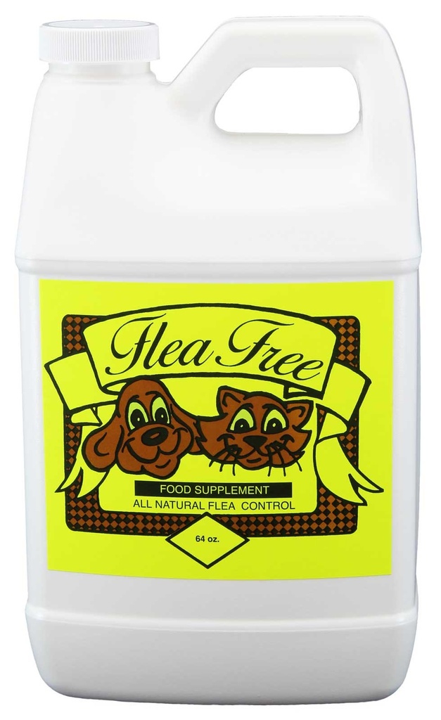 Flea-free καθαρό βιολογικό συμπλήρωμα διατροφής και φυσικά προϊόντα κατοικίδιων ζώων, 64 ουγγιά