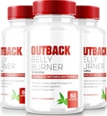 (3 Pack) Εκ των υστέρων χάπια κάβουρας κοιλιάς, Premium Out Bella Belly Burner Keto κάψουλες, Όλα τα φυσικά Keto συμπλήρωμα απώλειας βάρους για την υποστήριξη της καταλληλότητας και τους στόχους του σώματος, Επίσημη Outback BellyBurner (180 κάψουλες)