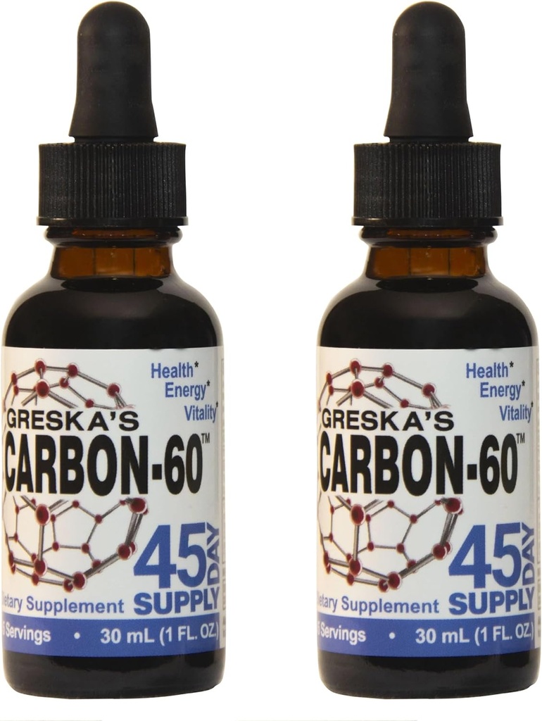 Greska's Carbon-60 3 Month Supply (Two 45-Day Pack)