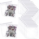 Τσάντες τσέπης χαπιών Zippered Pill Pouch Reuseable Τσάντες χαπιών Καθαρές πλαστικές σακούλες χαπιών Αυτοσφραγίζοντας Travel Medicine Organizer Αποθήκευση με Slide Lock για Cod Liver Oil, Χάπια και μικρά αντικείμενα (36 κομμάτια)