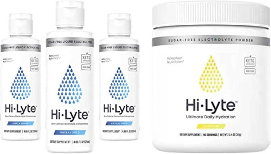 Hi-Lyte Ηλεκτρολυτική Σκόνη, Καθημερινή Συμπληρώματα Ενυδάτωσης Μείξη Ποτού, 90 Σερβίρει 