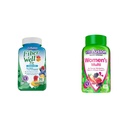 Vitafusion Fiber Well Fit Gummies Supplement, 90 Count (Packaging May Vary) & Womens Multivitamin Gummies, Berry Flavoured Daily Vitamins for Women