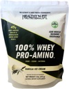 Υγιεινή «N Fit 100% WHEY PRO-AMINO v2.0-Vanilla (2lb): 100% Whey Protein PLUS Peptides Από το # 1 Brand της Αμερικής σε Συμπληρώματα, Τεχνολογία και Καθαρότητα. Βανίλια, 2 κιλά.