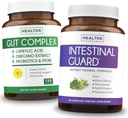 Intestinal Guard & Gut Complex (2-Month Supply) Guard Combo - Intestinal Guard (120 Κάψουλες) Poent Natural Formula & Gut Complex (120 Κάψουλες) Natural Candida Υποστήριξη - All-in-one Υποστήριξη