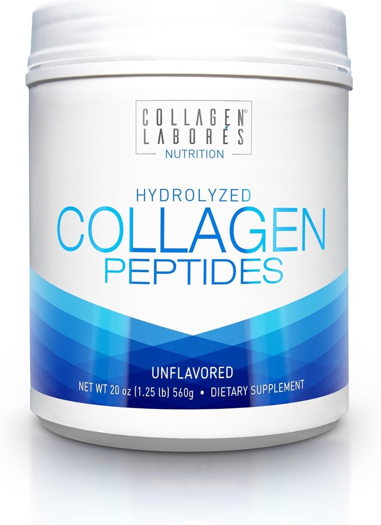 Καθαρό υδρολυμένο κολλαγόνο Peptides (20 oz) – Άγευστη σκόνη κολλαγόνου - Pasture-Raised, Grass-Fed, Keto & Παλαιο-Φιλοφιλικά, Μη-GMO, Gluten-free – GMP Certified – Εύκολο στην ανάμειξη (1)