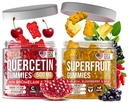 Joyli Quercetin & Superfruit Gummies Bundle – Ανοσοποιητική & Αντιοξειδωτική Υποστήριξη – Vegan Multivitamin Formula with Vitamins A, C, D, E, Zinc, Goji & Elderberry – 2 Pack για Ενήλικες