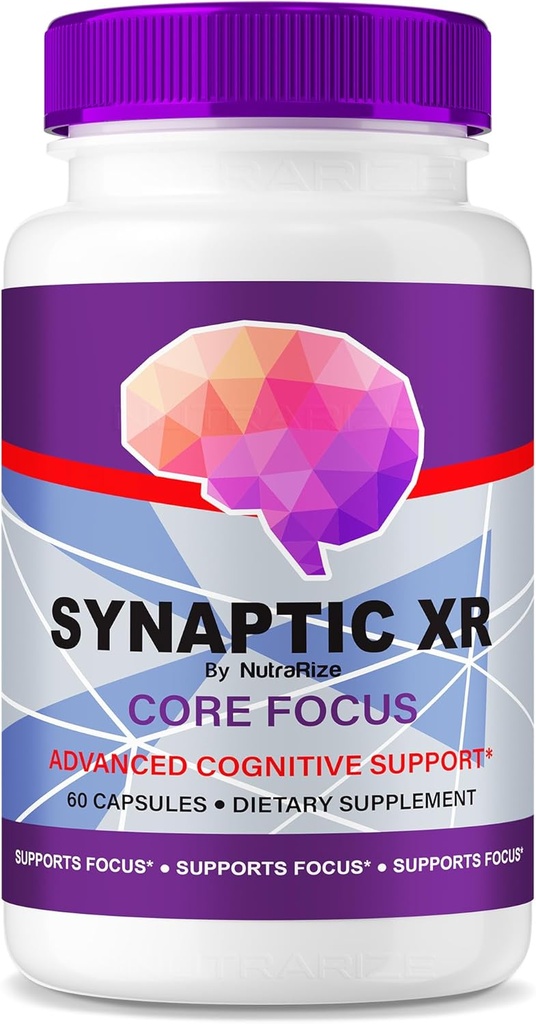 NutraRize Synaptic XR – Κάψουλες Ημερήσιας Υποστήριξης με Ισορροπημένη Μείξη για Εστίαση, Αιχμή και Καθημερινή Απόδοση