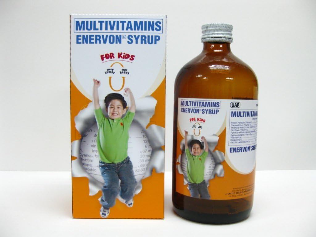 2 Πολυβιταμίνες Enervon Syrup (2 x 120ml)