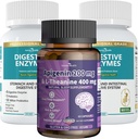Apigenin with L-Theanine + Digestive Enzymes Wellness Bundle – Φυσική χαλάρωση, ανακούφιση από το στρες & υποστήριξη Digestive