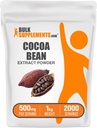 BulkSupplements.com Cocoa Bean Extract Powder - Cocoa Supplement - Χωρίς γλυκαντικά, Vegan & Gluten Free, 500mg ανά σερβίρισμα, 1kg (2,2 lbs) (πακέτο των 1)