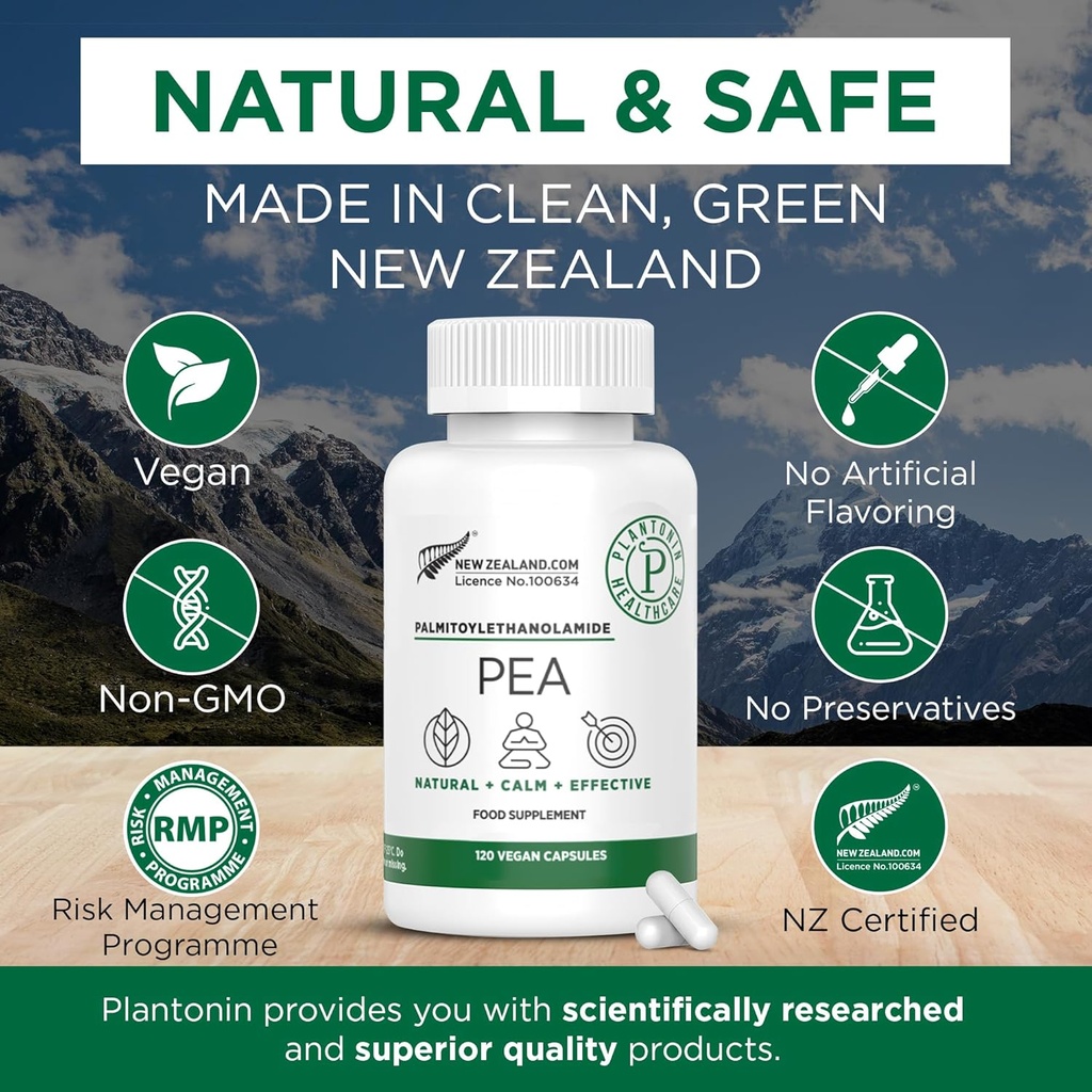 Συμπλήρωμα αρακά Palmitoylethanolamide 600mg - Μικρονωμένα Συμπληρώματα αρακά 99% - 2 Μήνες Προσφορά - Προηγμένη Φυσική Υποστήριξη για Κοινή Άνεση