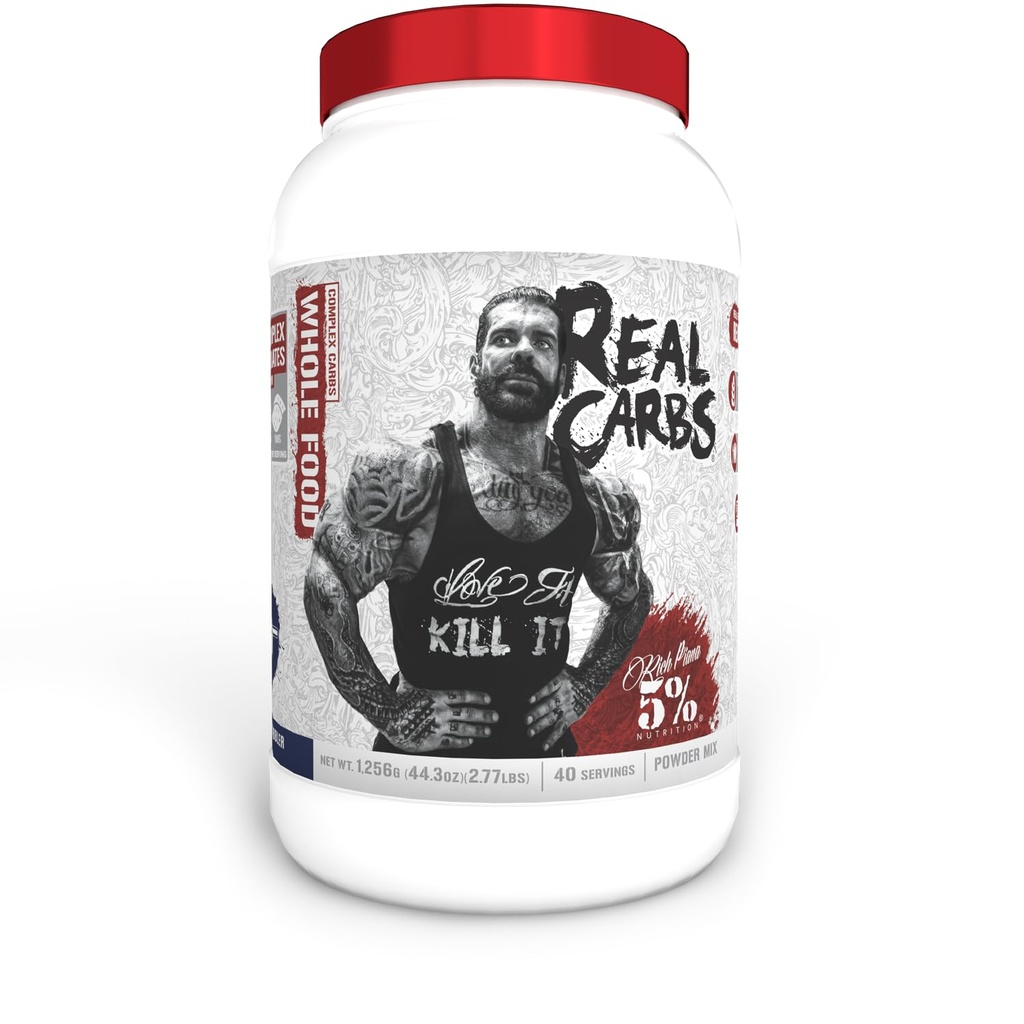 5% Διατροφή πλούσια Piana Real Carbs με Real τροφίμων Complex Carb σκόνη, Long-διαρκής χαμηλή γλυκαιμική ενέργεια για την προ-εργασία / Post-Workout Recovery Meal, 2.8 lb, 40 εξυπηρετούν (Blueberry Cobbler)