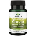 Swanson Full Spectrum Cacao (Raw Cocoa) - συμπλήρωμα βοτάνων Προώθηση ήπιας ενέργειας - Παραδοσιακή Φόρμουλα Ολόκληρων Φρούτων - (60 κάψουλες, 400mg το καθένα)