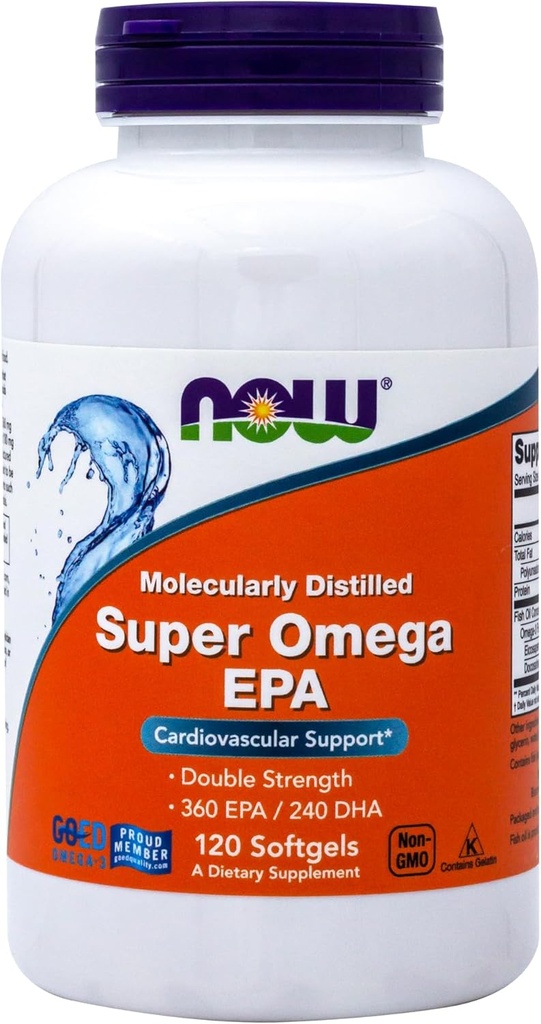 Τώρα Τροφίμων Super Omega EPA - 120 Softgels