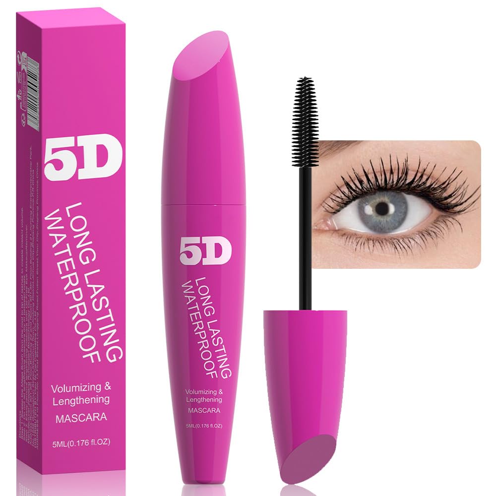 Μαύρο Volumizing Curl Μακροπτέρυγα Mascara Smudge-Proof Έντονο Μήκος Feathery Soft Full Lashes Αδιάβροχο Όχι Flaking Non Smudging Clumping, Cruelty Free
