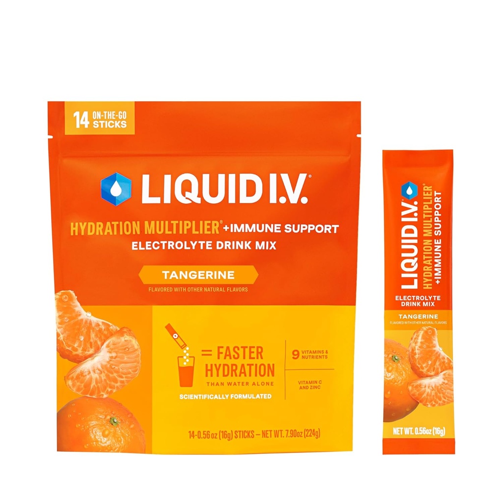 Liquid I.V.® Hydration Multiplier +Immune Support - Tangerine 