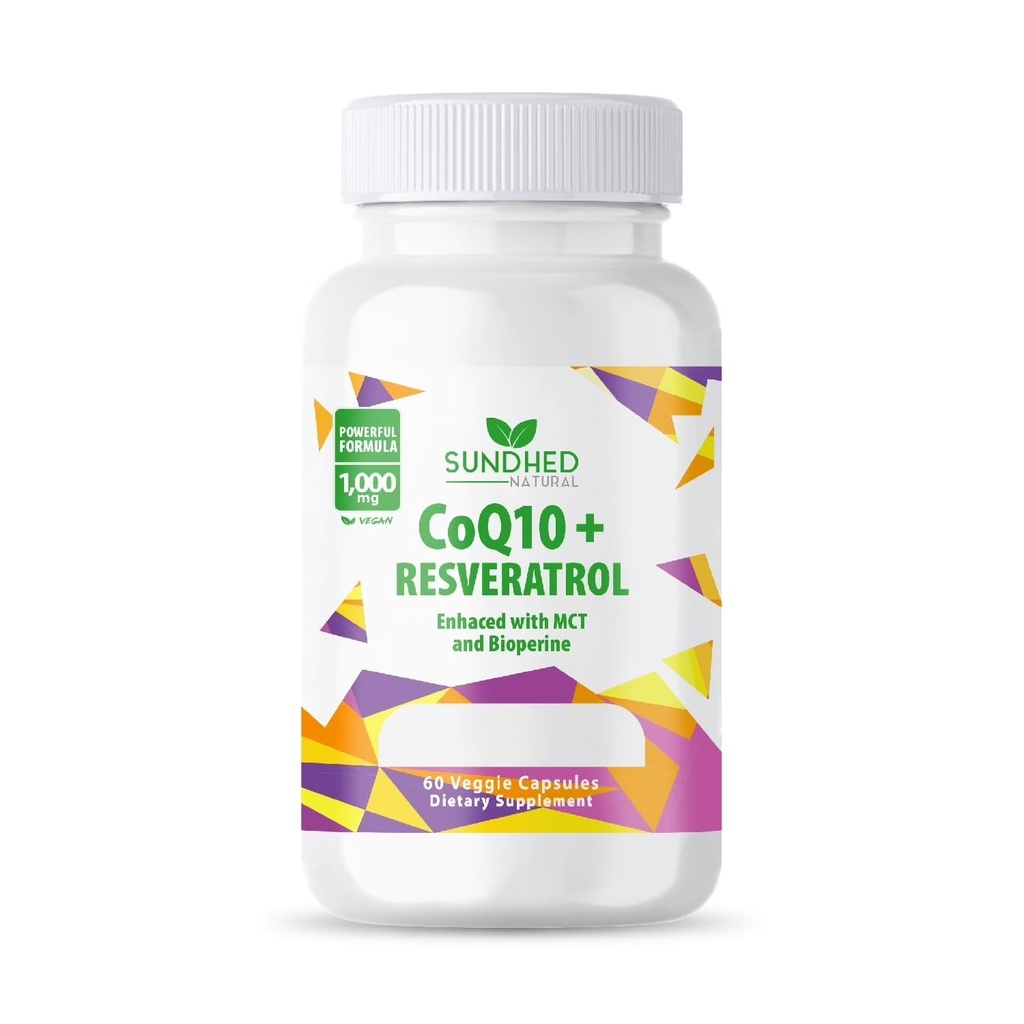 CoQ10 Ισχυρό αντιοξειδωτικό (Κάψουλες Coq10+Reσβερατρόλη)