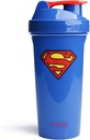 Smartshake Lite Justice League Superman Protein Shaker Μπουκάλι 800ml – BPA Δωρεάν Leakproof Γυμναστήριο Πρωτεΐνη Ανακινεί Μπουκάλι για Protein Powder DC Comics Μπλε Μπουκάλι Νερό Superman Δώρα