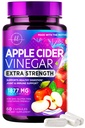 Apple Cider Vinegar 1877mg Per Serving - Extra Strength ACV Pills with Vitamin D3 - Non-GMO Apple Vinegar Supplement Capsules Sourced from The Mother for Digestion & Immune Support - 60 Capsules