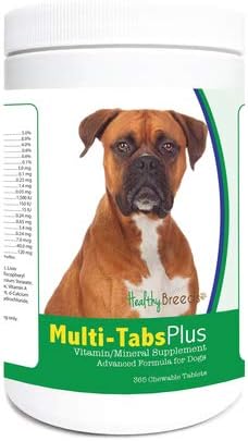 Υγιείς Φυλή Boxer Multi-Tabs Plus μασώμενα δισκία 180 κόμη