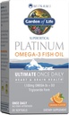 Κήπος της ζωής Minami Supercritive Platinum Omega 3 συμπλήρωμα ιχθυελαίου - Πορτοκάλι, 30 Softgels, Ultimate Once Daily Fish Oil Omega 3 για την υγεία της καρδιάς & του εγκεφάλου, 1100mg Omega-3s + 1.000 IU βιταμίνη D3