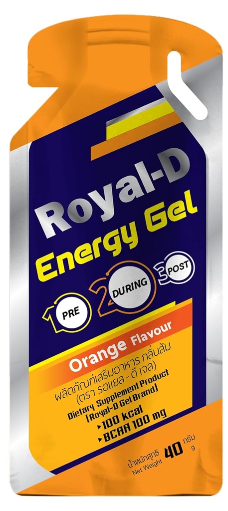 Royal-D Energy Gel με BCAAs – Orange Flavor 