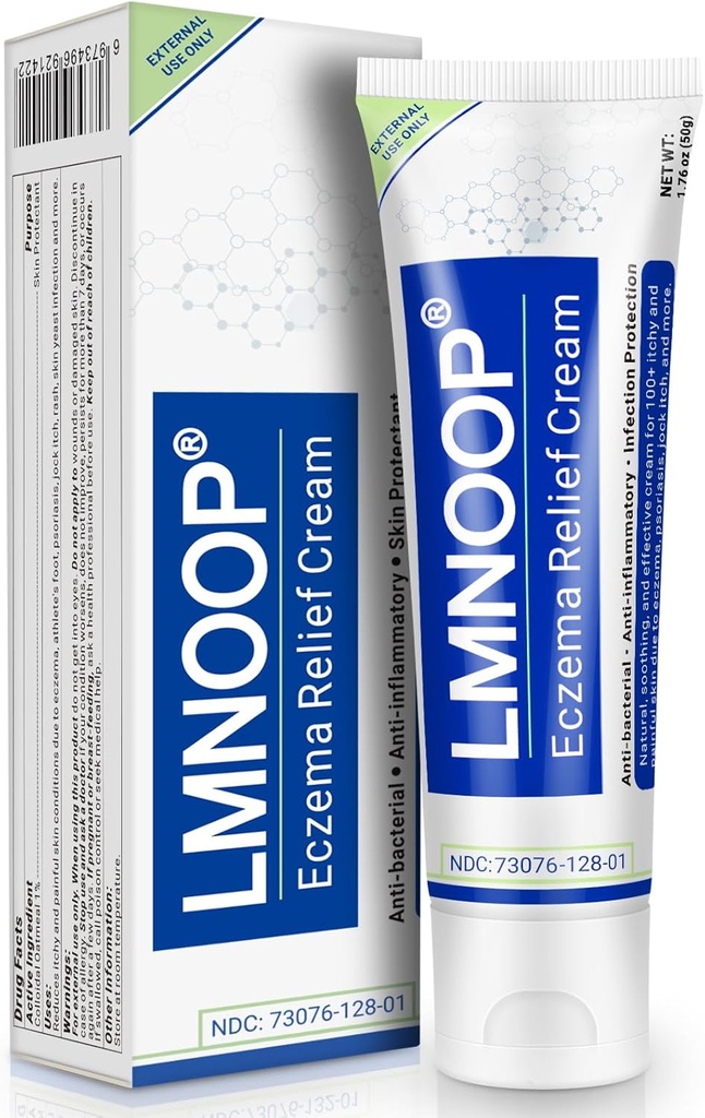 Κρέμα Έκζεμα, Μέγιστη Δύναμη Θεραπείας Αλοιφή για Εξάνθημα, Ψωρίαση, Δερματίτιδα, Κνίδωση, Κογχέλη, Μυκητιασική Λοίμωξη, Αντι-Εγκυκλοπαίδεια, Ανακούφιση για Ευαίσθητο, Ερεθισμένο Δέρμα 1.76oz