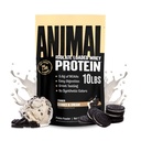 Ζώων Whey Isolate Protein Powder - Φορτωμένο για προ & μετά την προπόνηση οικοδόμος μυών και ανάκτηση με Digestive Ένζυμα για άνδρες & γυναίκες - 25g πρωτεΐνη, μεγάλη γεύση, χαμηλή ζάχαρη - Cookies & Κρέμα 10 lbs