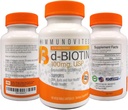 IMMUNOVITES 3-Pack High Dose Biotin (as d-Biotin, USP) 100mg (Equivalent to 100,000mcg) 90 Capsules, High Potency (3)