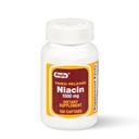 Rugby Timed-Release Niacin 1000mg Συμπλήρωμα διατροφής για ενήλικες για την ενέργεια, την κυκλοφορία και την υποστήριξη του μεταβολισμού, 100 Captabs (πακέτο του 1)