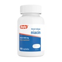 Rugby Timed-Release Niacin 1000mg Συμπλήρωμα διατροφής για ενήλικες για την ενέργεια, την κυκλοφορία και την υποστήριξη του μεταβολισμού, 100 Captabs (πακέτο του 1)