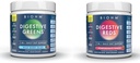 BIOHM Essential Bundle, Digestive Reds and Greens, Superfood Powder, Antioxidants, Vitamins, Probiotics, Digestive Health for Men and Women, Digestion Supplement with Enzymes, 30 Servings Κάθε ένα