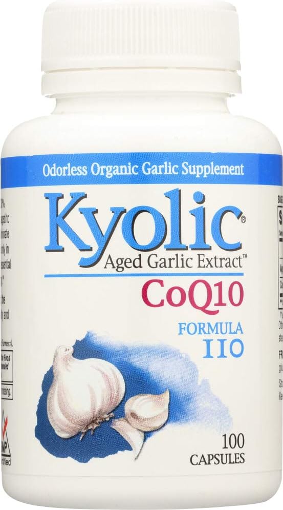 Εκχύλισμα σκόρδου w/ Co-Q-10 Formula 110, 100 caps