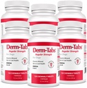 Derm Tabs Κανονική δύναμη για τα σκυλιά - Φυσικό έλαιο, βιταμίνες, ορυκτά, και αντιοξειδωτικά - Υποστήριξη Υγιές δέρμα και να μειώσει την έκχυση - 720 Μασώμενα δισκία