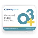 Omega Quant Omega-3 Index Plus Test Kit - Μέτρα Επίπεδα αίματος Omega-3, Trans Fats, και Omega-6:Omega-3 Ratios 