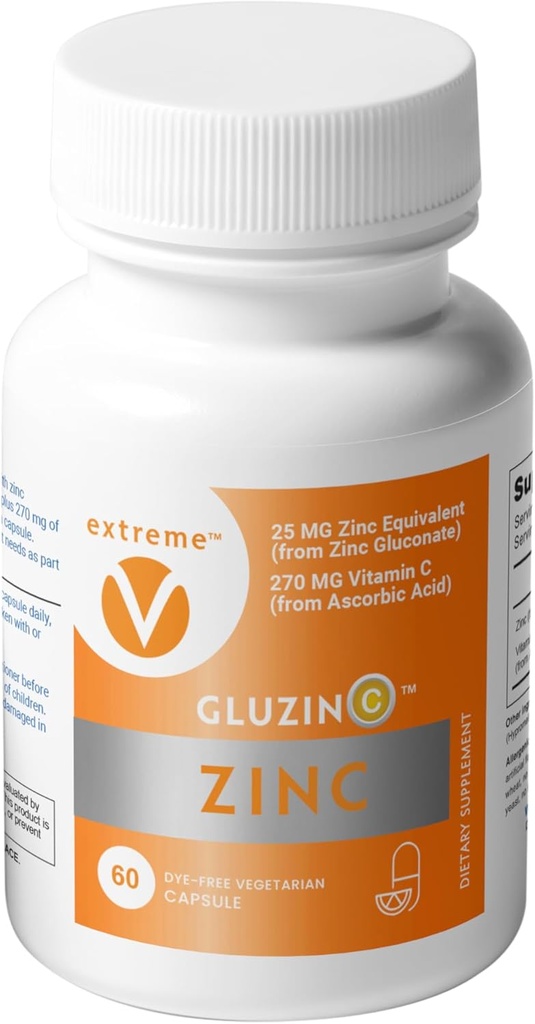 GluzinC Ψευδάργυρος & βιταμίνη C συμπλήρωμα 