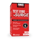 Force Factor Test X180 Surge Testosterone Υποστήριξη για τους άνδρες, Ανδρική ζωτικότητα Ενίσχυση συμπλήρωμα, Προώθηση μυών & δύναμη, βάρος υποστήριξης, Boost Long-Lasting Energy, 60 κάψουλες