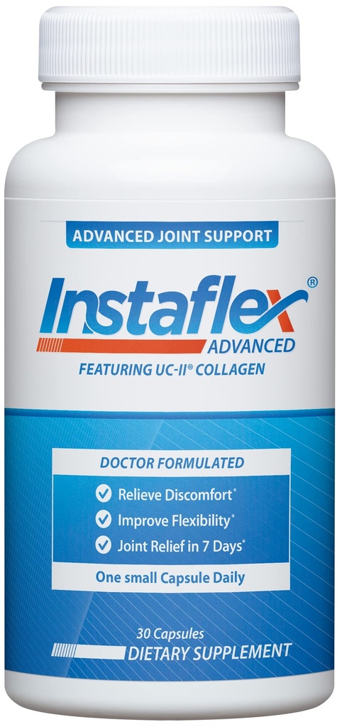 Instaflex Advanced Joint Supplement - Turmeric, Resveratrol, Boswellia Serrata Extract, BioPerine, UC-II Collagen- 30 Count