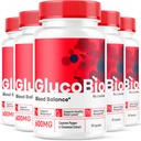 (5 Pack) GlucoBio κάψουλες - Επίσημη Gluco Bio υποστήριξη χάπια, Σύνθετη φόρμουλα για τη συνολική ισορροπία, GlucoBio χάπια, GlucoBio συμπλήρωμα, Glucovio Κριτικές, 150 κάψουλες για 5 μήνες