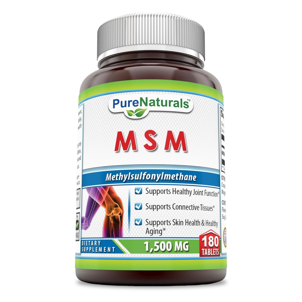 Pure Naturals MSM (Μεθυλοσουλφονυλομεθάνιο) Συμπλήρωμα 