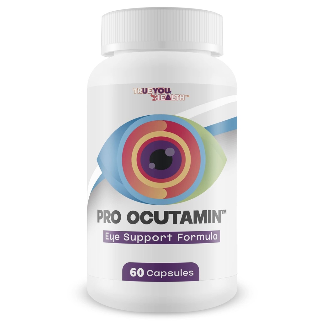 Pro Ocutamin - Μάτια Υποστήριξη Φόρμουλα - Υποστήριξη Υγιεινή Όραμα - Βοήθεια Μειωμένη Οφθαλμική Στέλεχος, Θολή Όραμα, Πόνος στα Μάτια - Βοήθεια Αντιδράσεις του Μπλε Φωτός - Όραμα Συμπλήρωμα Υγείας - Δείτε σαφώς Ημέρα & Νύχτα