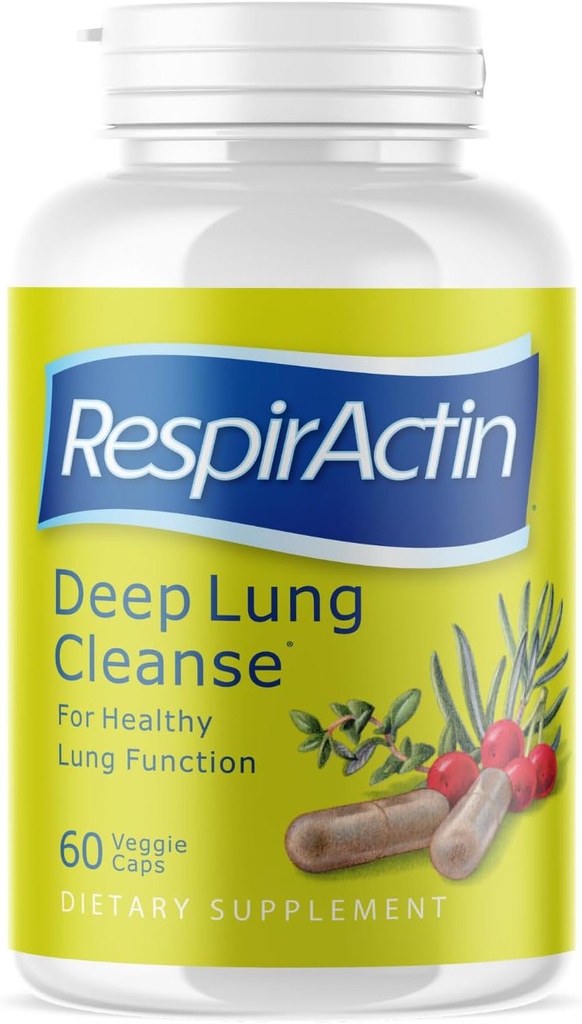 Deep Lung Cleanse 60 Veggie Caps - Βότανο Συμπληρώματα Αναπνευστική για την καθαρότερη αναπνοή 