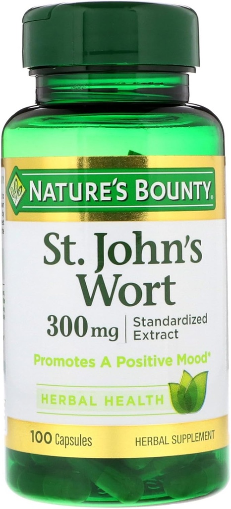 Nature's Bounty St. John's Wort, 300mg, 100 Κάψουλες