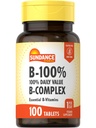 Sundance Βιταμίνη Β- Complex 100% Ημερήσια Αξία 100 δισκία 