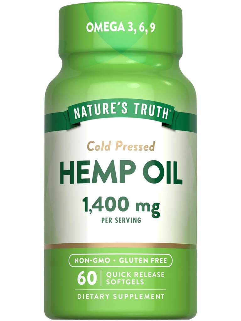 Nature's Truth Hemp Oil Softgels 