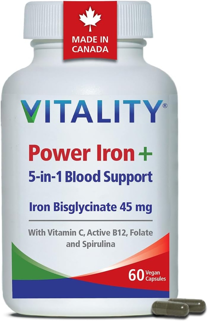 Ζωτικότητα Ισχύς Σιδήρου και Spirulina, 60 CT