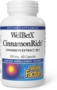 Φυσικοί παράγοντες WellBetX CinnamonRich Extract 150 mg, 60 κάψουλες