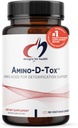 Σχεδιασμός για την υγεία Amino-D-Tox - Amino Acid Detox + Liver Cleanse Υποστήριξη - Συμπλήρωμα Μείγμα με Γλυκίνη, Ασβέστιο D Glucarate, NAC + More - Μη ΓΤΟ (180 κάψουλες)